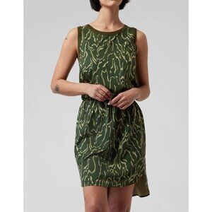 Athleta Rincon Dress, Voyage Eucalyptus Olive, sz ST